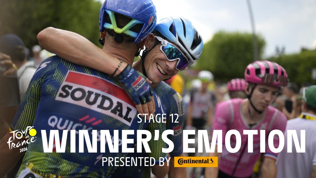 Tour de France 2026 - Stage 12 Winner's emotion
