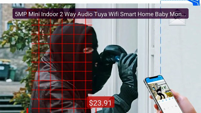 5MP Mini Indoor 2 Way Audio Tuya Wifi Smart Home Baby Monitor... Amazing Value 2026 | Must Have!