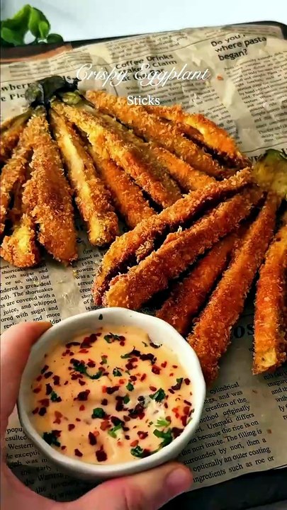 Crispy Eggplant Sticks | The Easiest Crunchy Eggplant Recipe! 😋