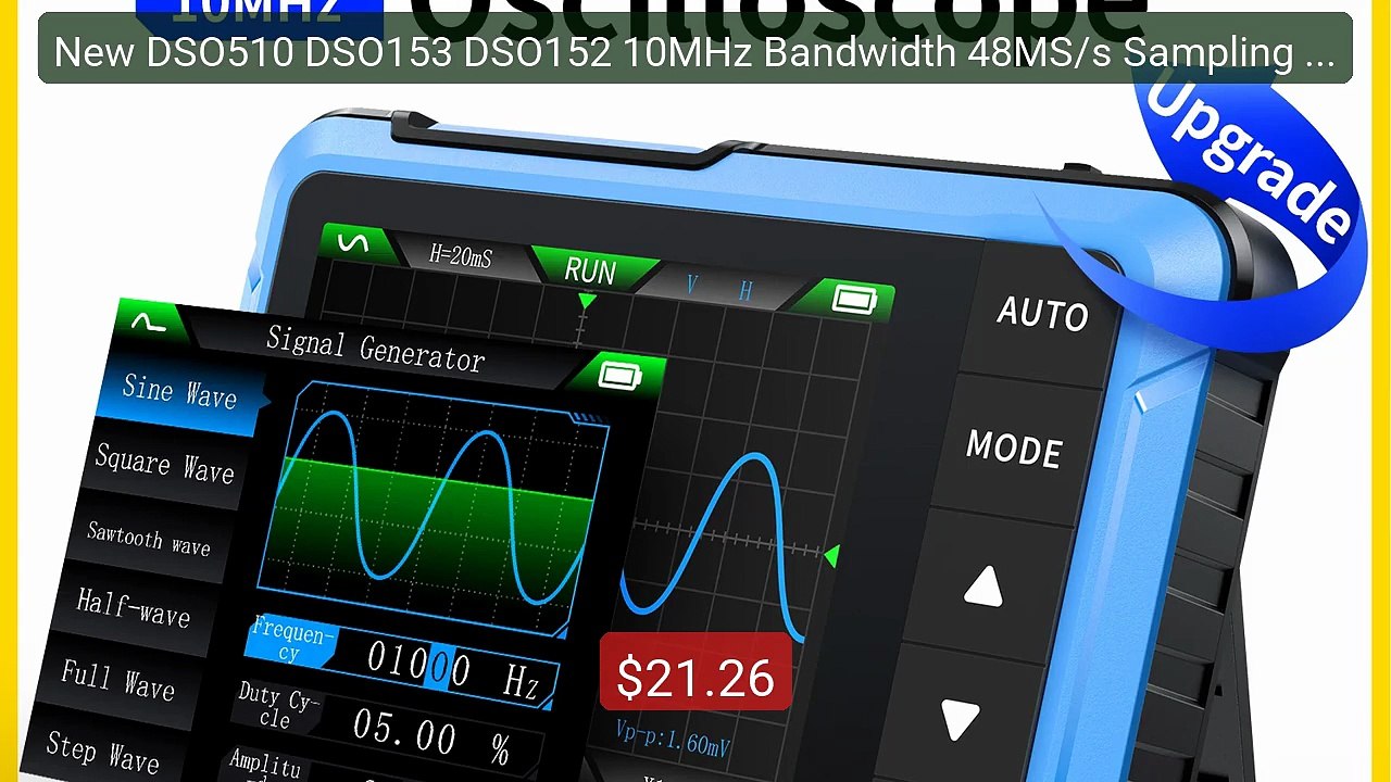 New DSO510 DSO153 DSO152 10MHz Bandwidth 48MS/s Sampling Rate ... -- Hot Deal 2026 | Limited Offer!