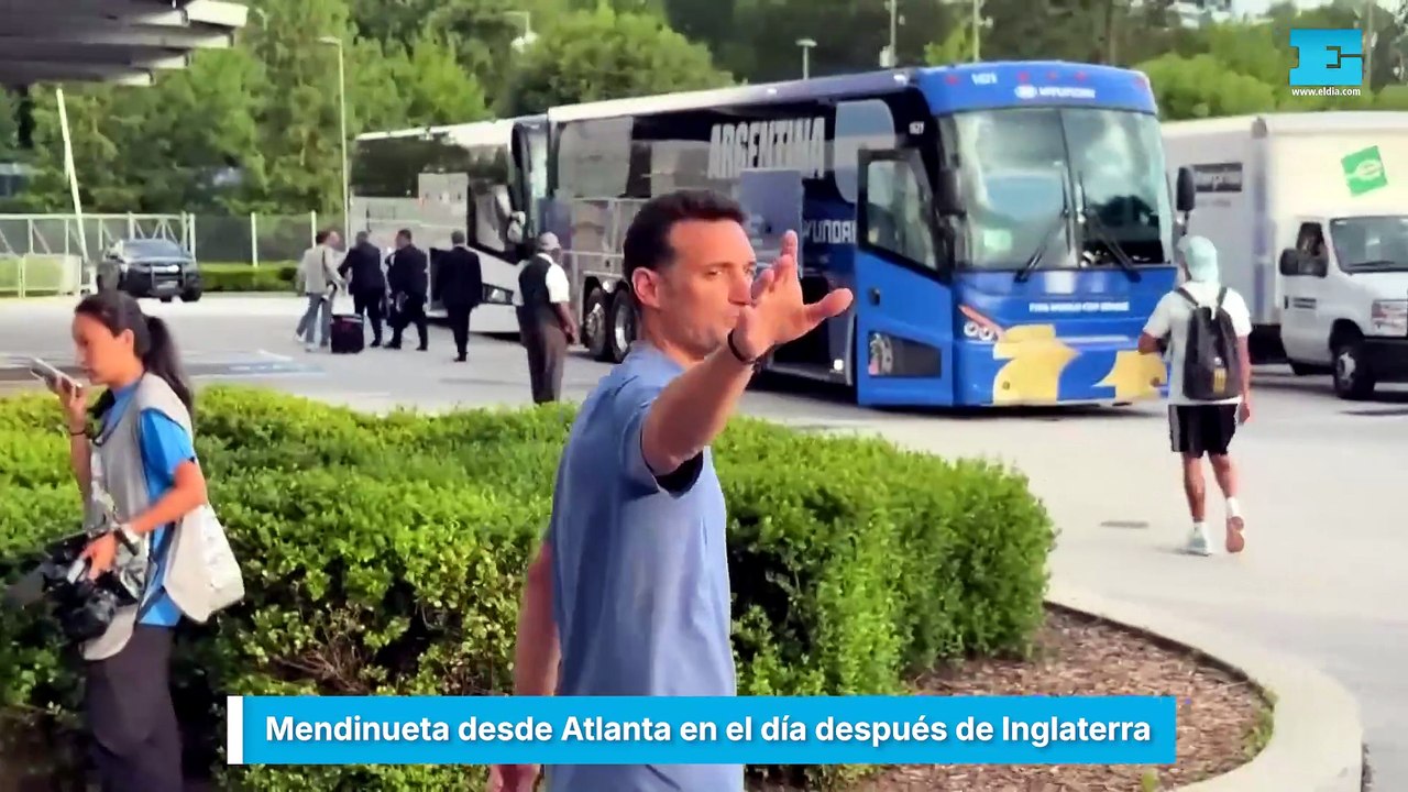 Mendinueta desde Atlanta en el día después de Inglaterra