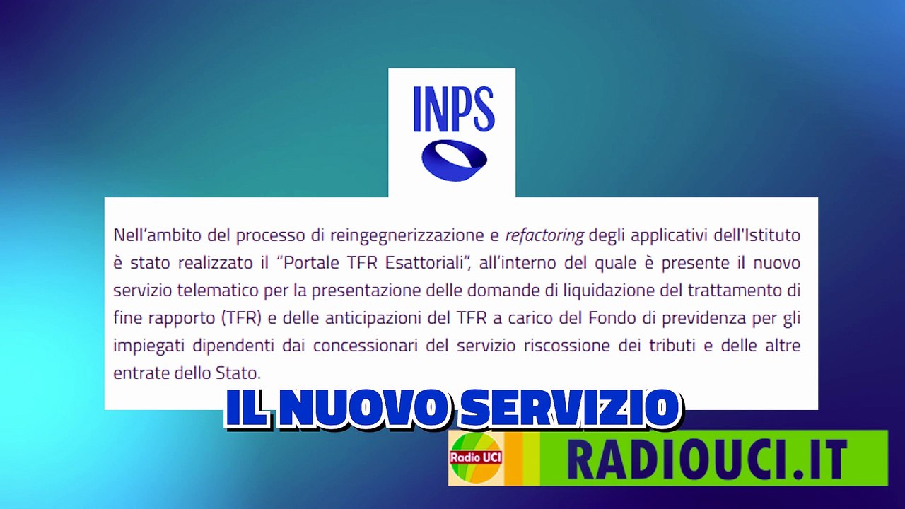 Nuovo Portale TFR INPS: Ecco Come Fare l'Accesso