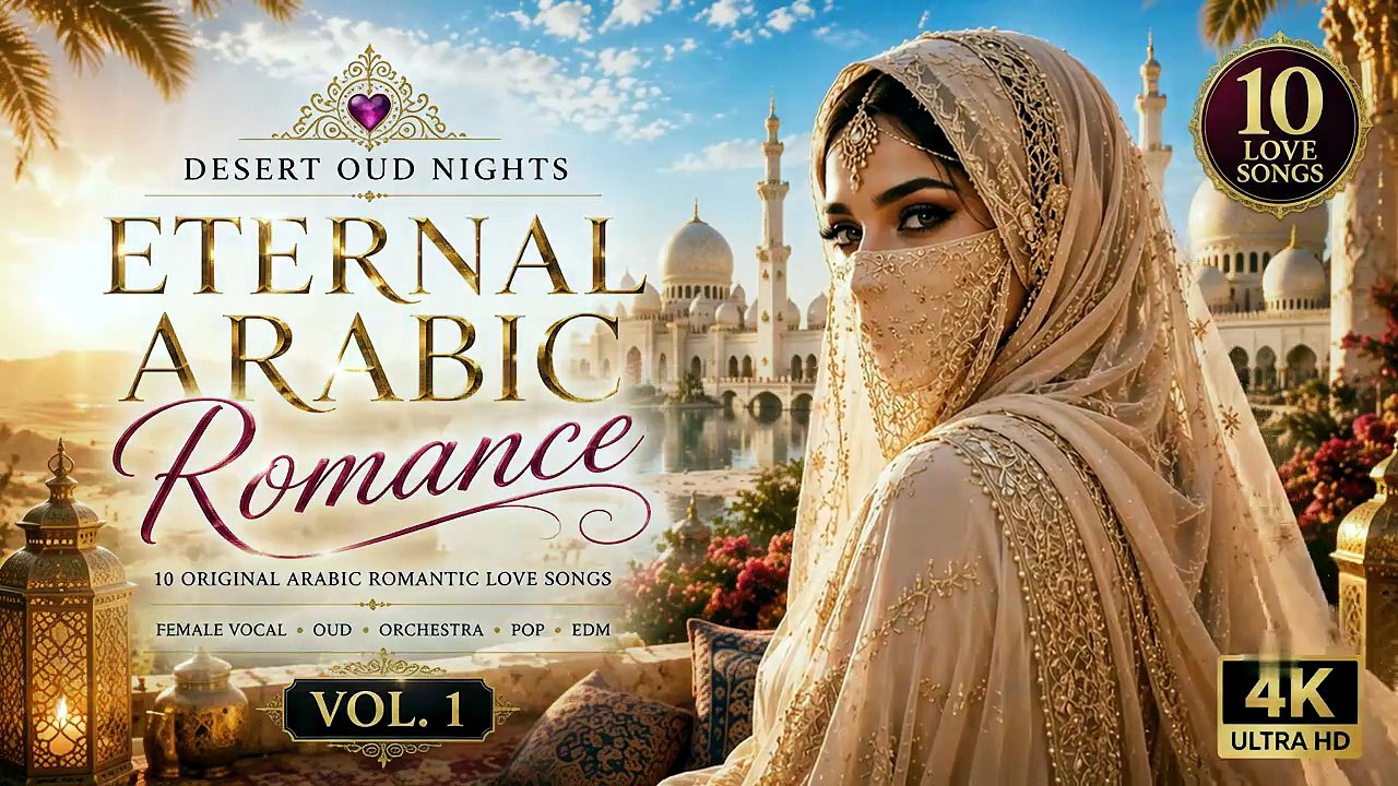همسات الصحراء الخالدة | Eternal Desert Whispers ❤️ 10 Original Arabic Romantic Love Songs • Dubai Edition • Relaxing Oud • Female Vocal