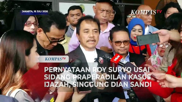 [FULL] Kata Roy Suryo Usai Pembacaan Kesimpulan Sidang Praperadilan Kedua Kasus Ijazah Jokowi