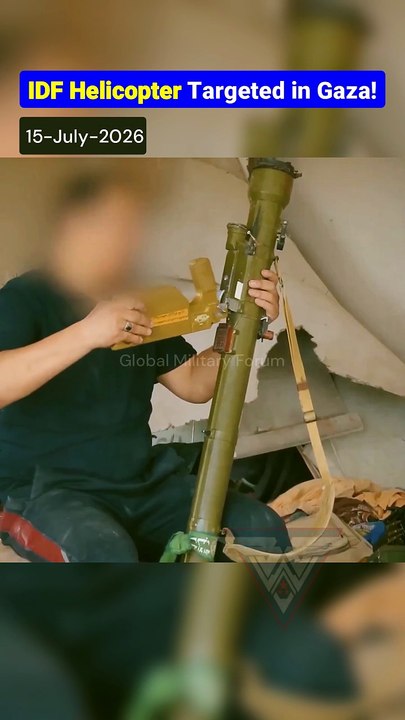 Shoulder-Fired Missile Targets IDF Helicopter