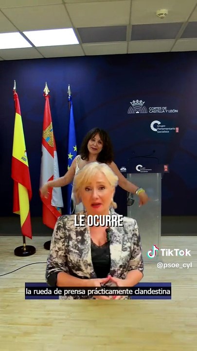 Vídeo en redes del PSOECyL que protagoniza Patricia Gómez Urbán