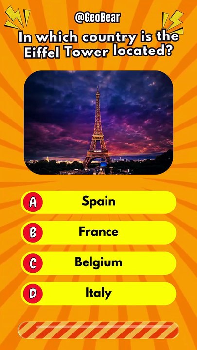 Where Is the Eiffel Tower Located? 🌍 (Only Geography Experts Get It Right)