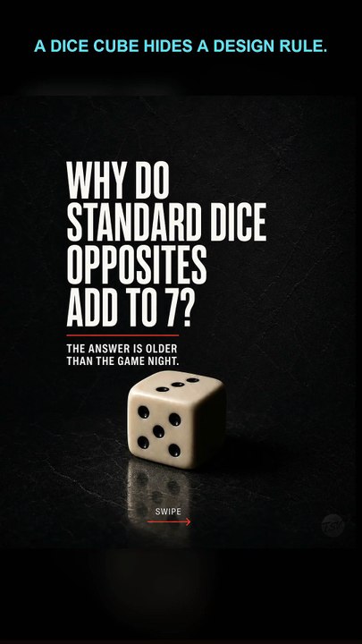Why Do Opposite Dice Faces Add Up To Seven? | BasicVerse