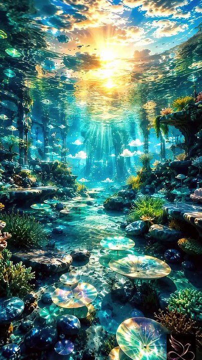 The Sea That Dreams of the Sky | Oceanic Surrealism Fantasy | 4K