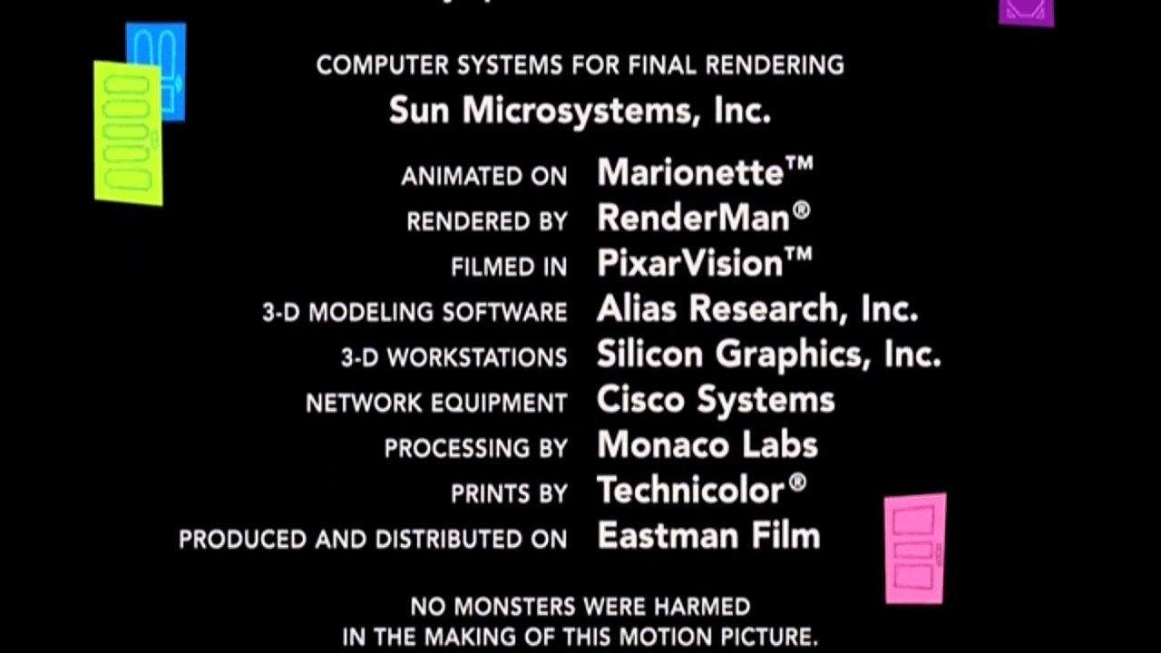 Closing to Monsters, Inc. 2013 DVD
