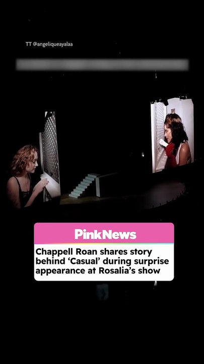 Chappell Roan reveals the heartbreaking story behind her hit song "Casual" at Rosalía concert