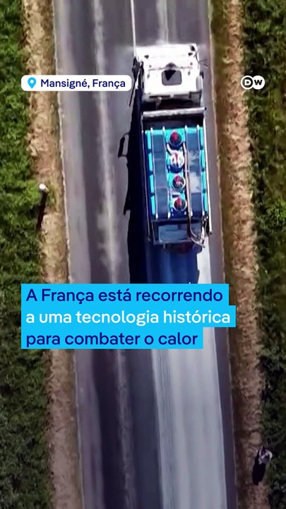 França pinta asfalto e telhados de branco para reduzir o calor extremo