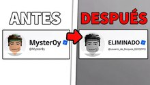 ¡Roblox puede borrar tu nombre!
