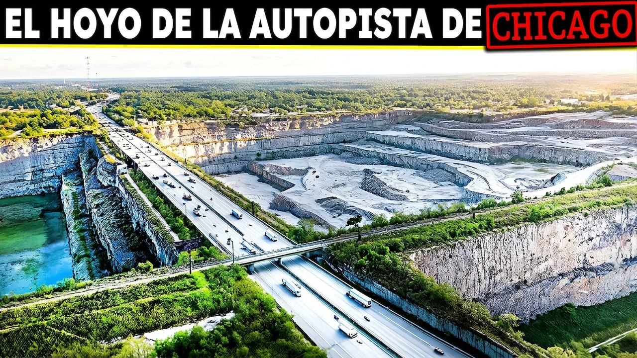 ¿Por qué esta autopista pasa por el hoyo más grande de Chicago?