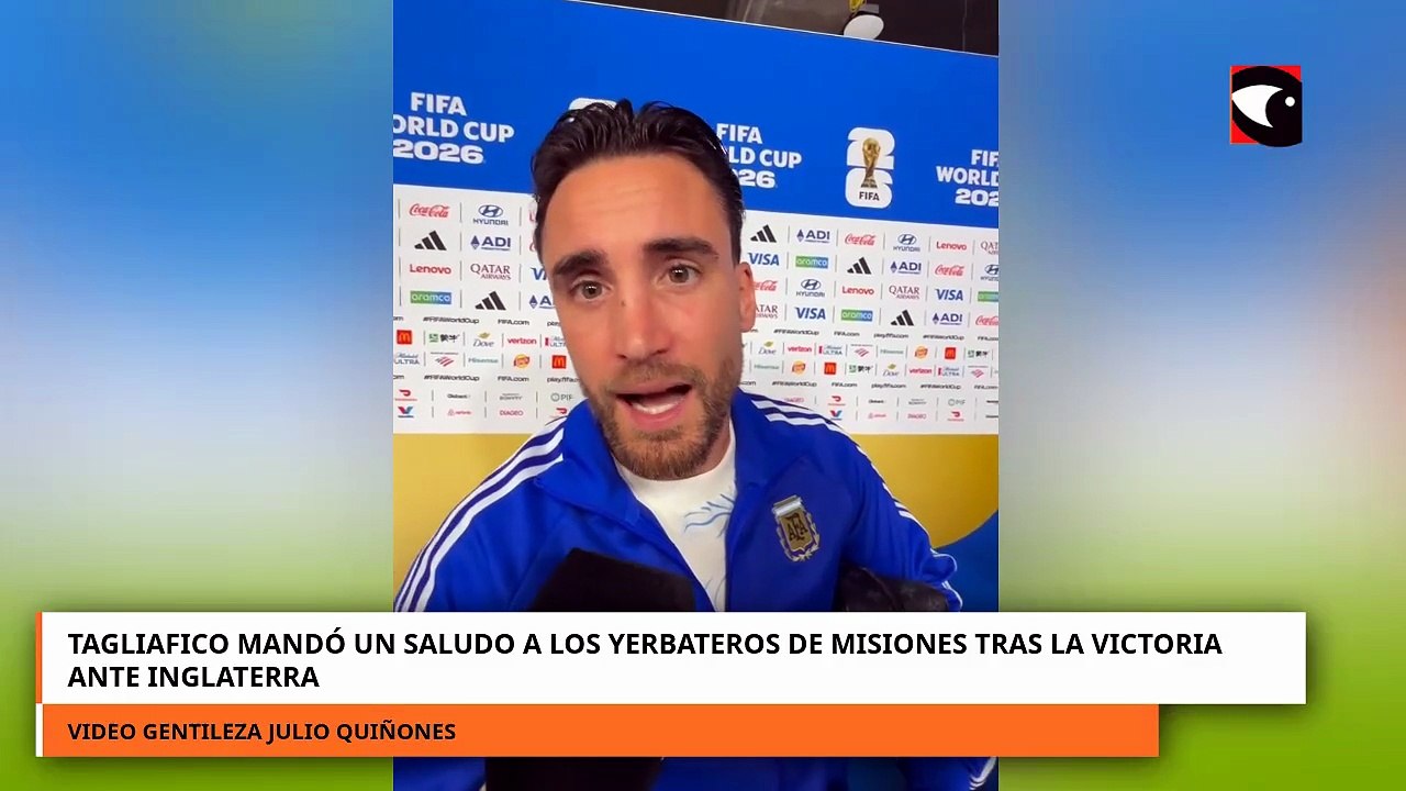 16 9 Tagliafico saludó a los productores de yerba de Misiones.mp4