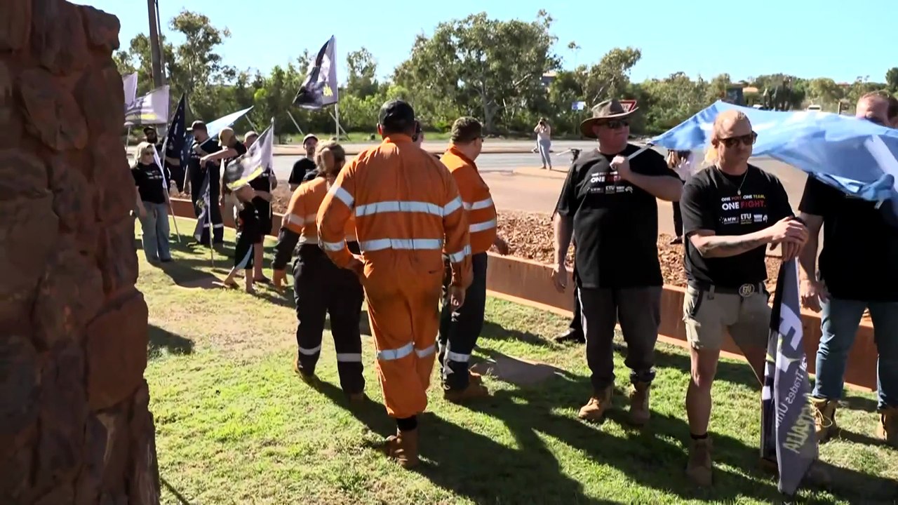 Miners walk off job at Australia’s largest iron ore export facility