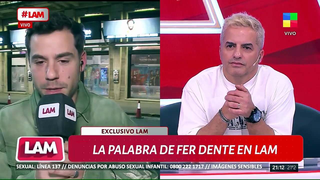 Fer Dente reveló la difícil decisión que tomó frente a la interna con Tomás Dente