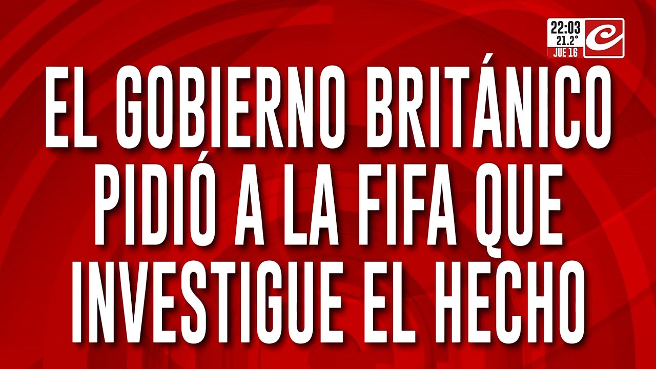 Inglaterra exige sancionar a la Selección por la bandera de Malvinas