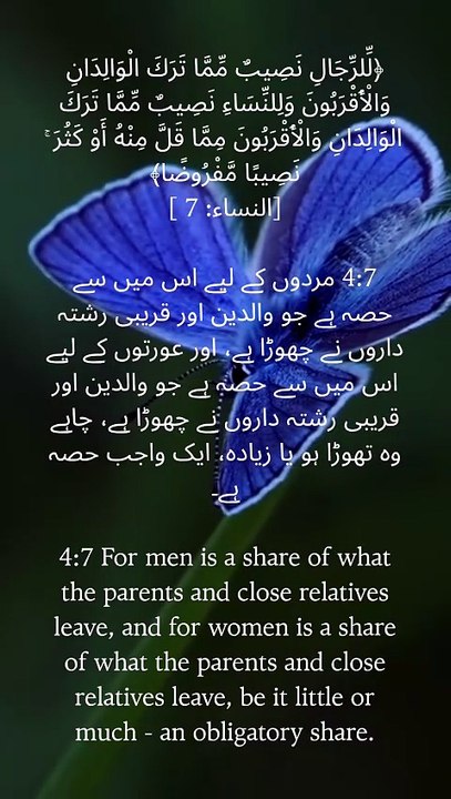 Allah has made inheritance a right for both men and women—a share ordained with perfect justice. 🤍📖 (Qur'an 4:7) #Quran #Islam #Inheritance #IslamicReminder #Deen