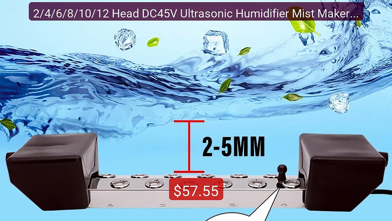 2/4/6/8/10/12 Head DC45V Ultrasonic Humidifier Mist Maker Fogg... -- Hot Deal 2026 | Limited Offer!