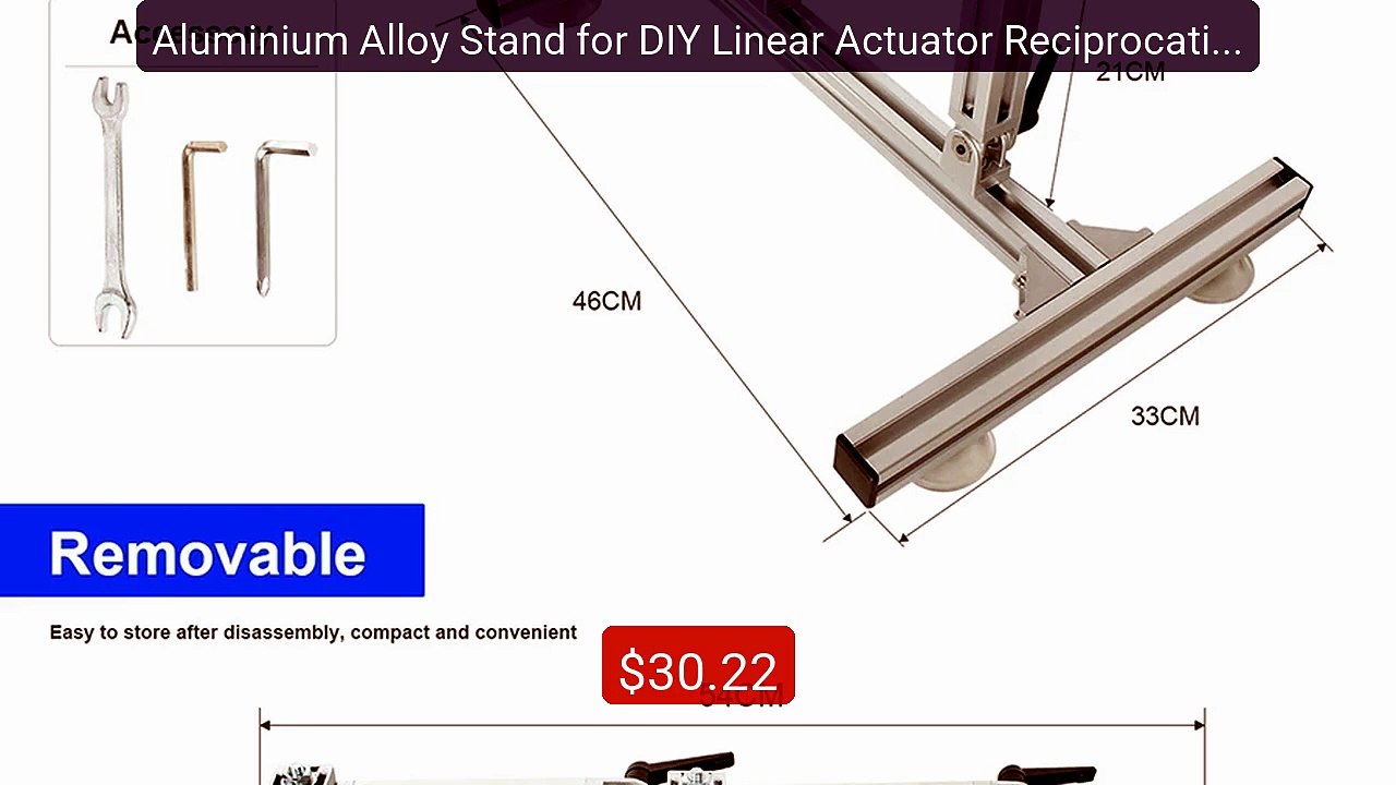 Aluminium Alloy Stand for DIY Linear Actuator Reciprocating Linear ... -- Top Rated 2026 | Buy Now!