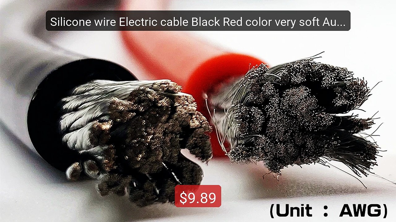 Silicone wire Electric cable Black Red color very soft Auto Batter... -- Best Deal 2026 | Shop Now!