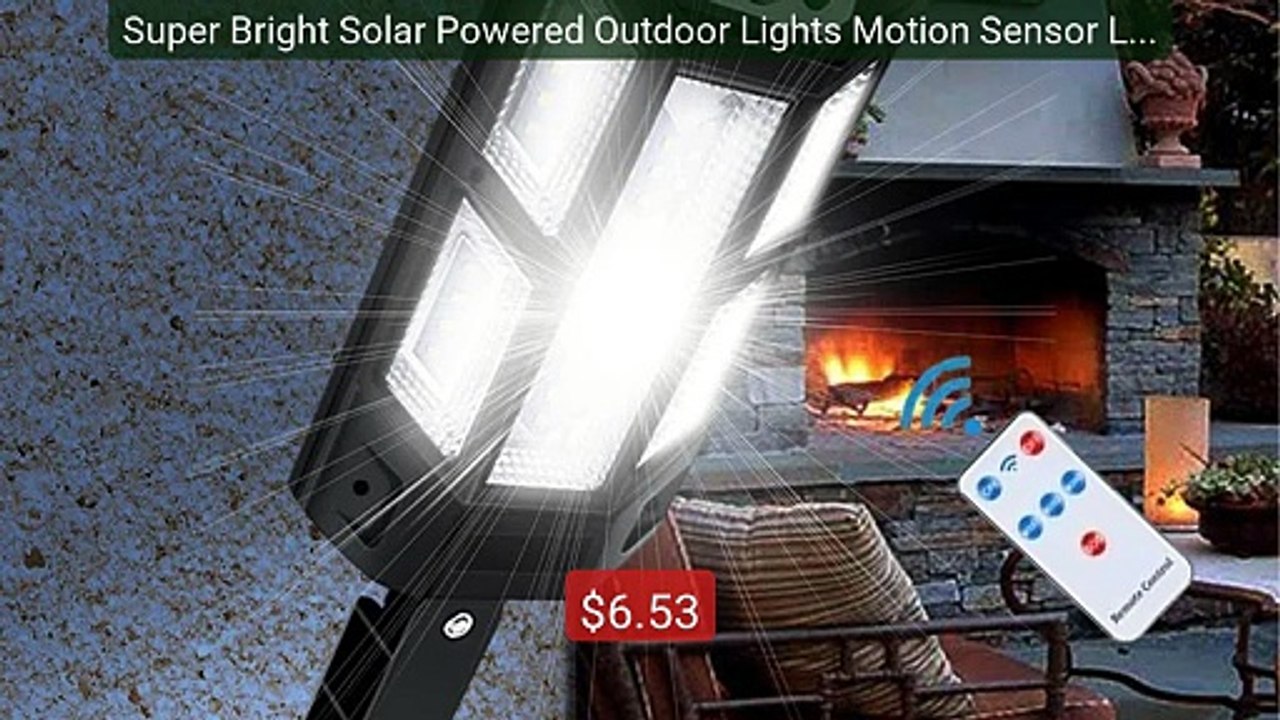 Super Bright Solar Powered Outdoor Lights Motion Sensor LED... -- Top Pick 2026 | Unbeatable Price!