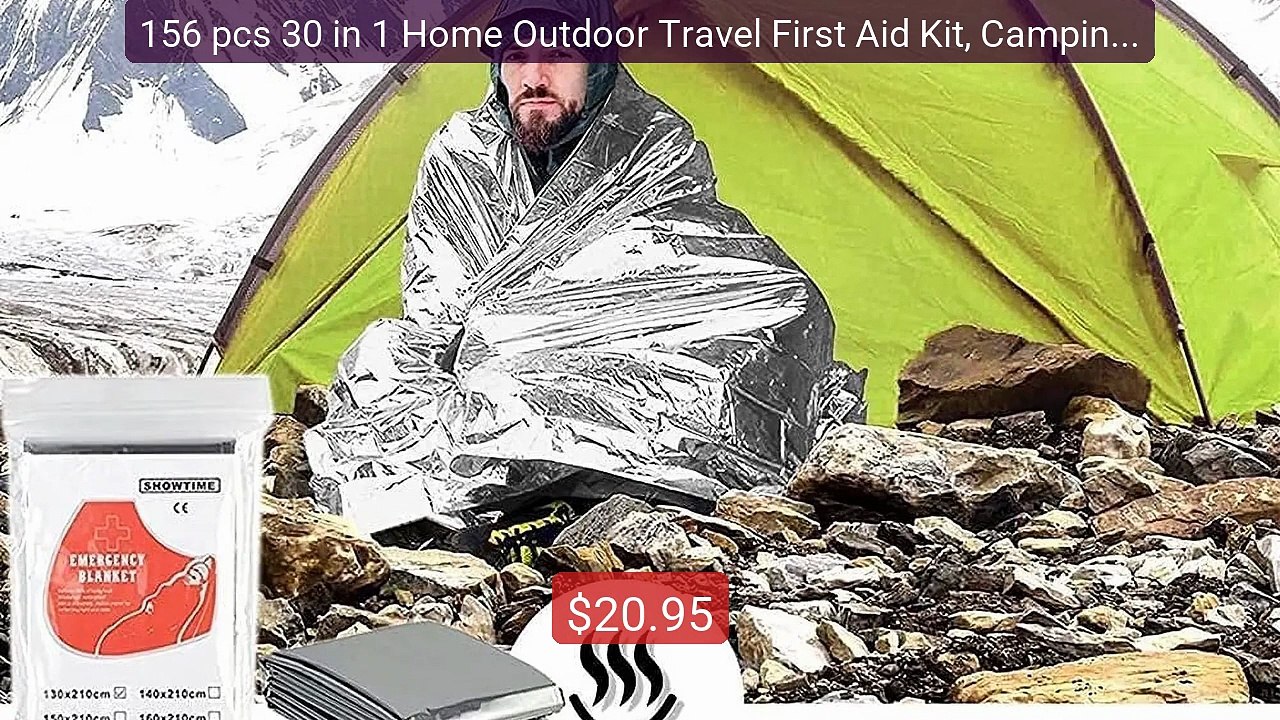 156 pcs 30 in 1 Home Outdoor Travel First Aid Kit, Camping, Boating... -- Top Rated 2026 | Buy Now!