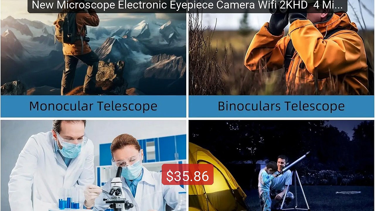 New Microscope Electronic Eyepiece Camera Wifi 2KHD  4 Million Opt... -- Best Deal 2026 | Shop Now!