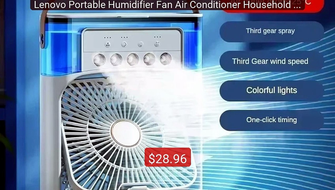 Lenovo Portable Humidifier Fan Air Conditioner Household Small... -- Hot Deal 2026 | Limited Offer!