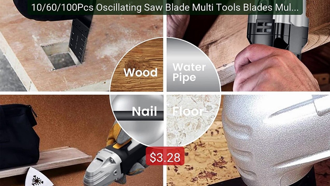 10/60/100Pcs Oscillating Saw Blade Multi Tools Blades Multi-Fu... -- Best Buy 2026 | Great Quality!