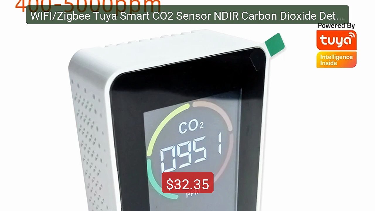 WIFI/Zigbee Tuya Smart CO2 Sensor NDIR Carbon Dioxide Detec... -- Top Pick 2026 | Unbeatable Price!