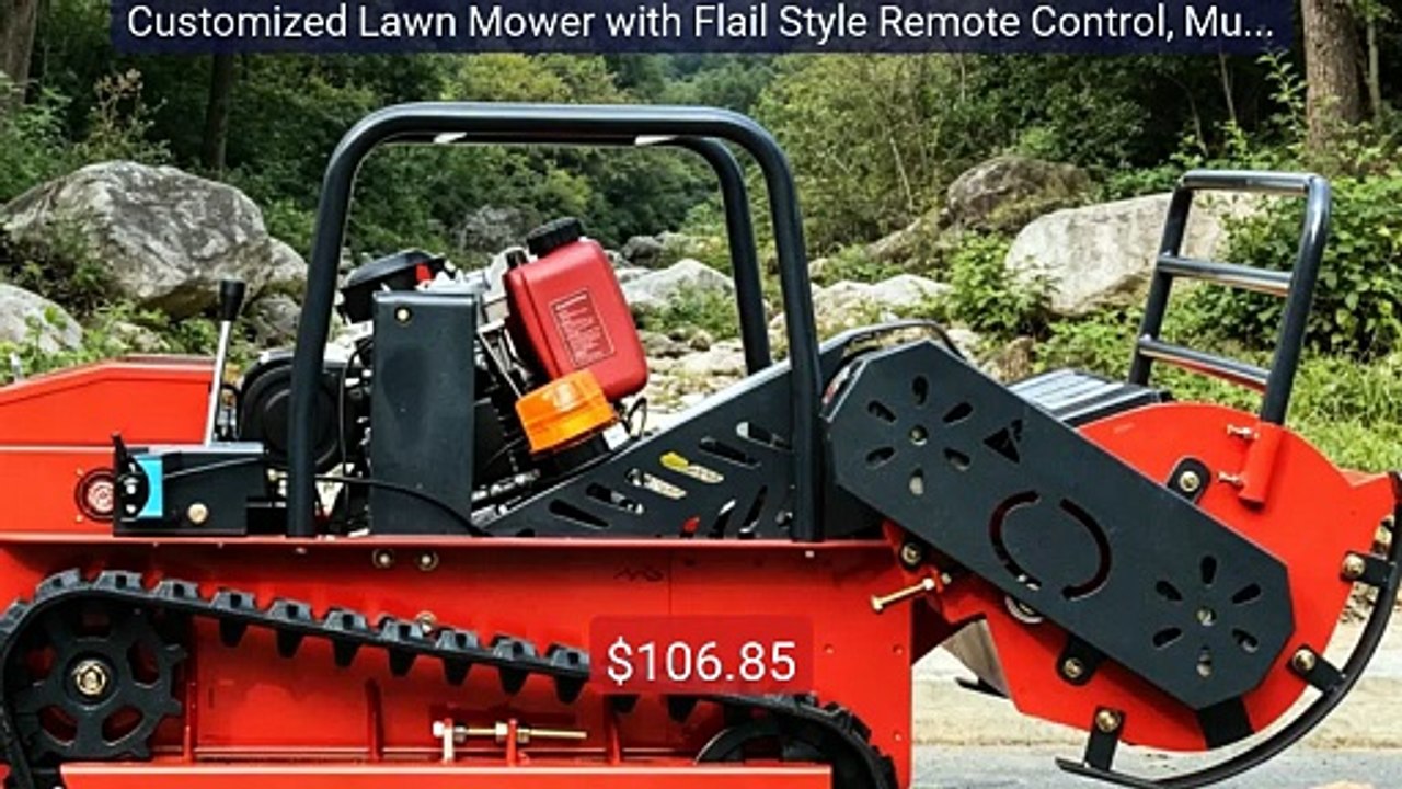 Customized Lawn Mower with Flail Style Remote Control, Multifu... -- Best Buy 2026 | Great Quality!