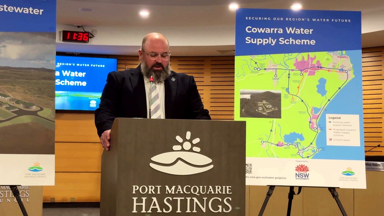Signed on the line: council's commitment of $153m for region's water future