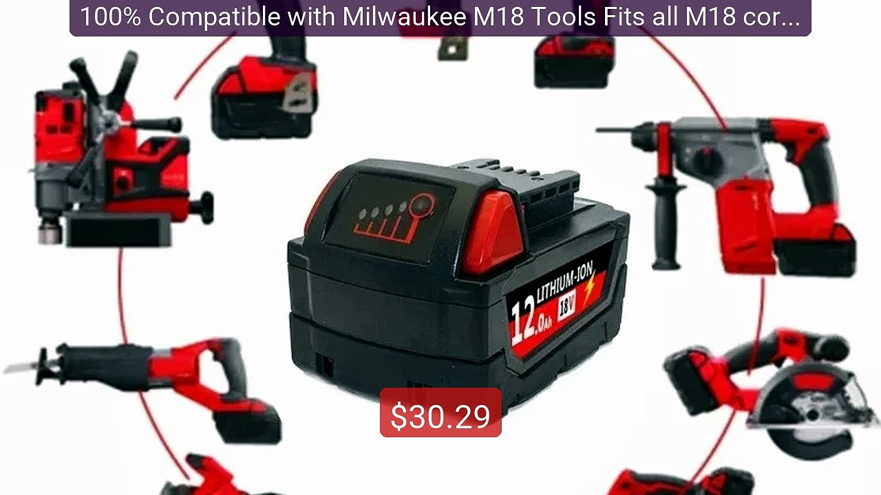 100% Compatible with Milwaukee M18 Tools Fits all M18 cordless too... -- Best Deal 2026 | Shop Now!