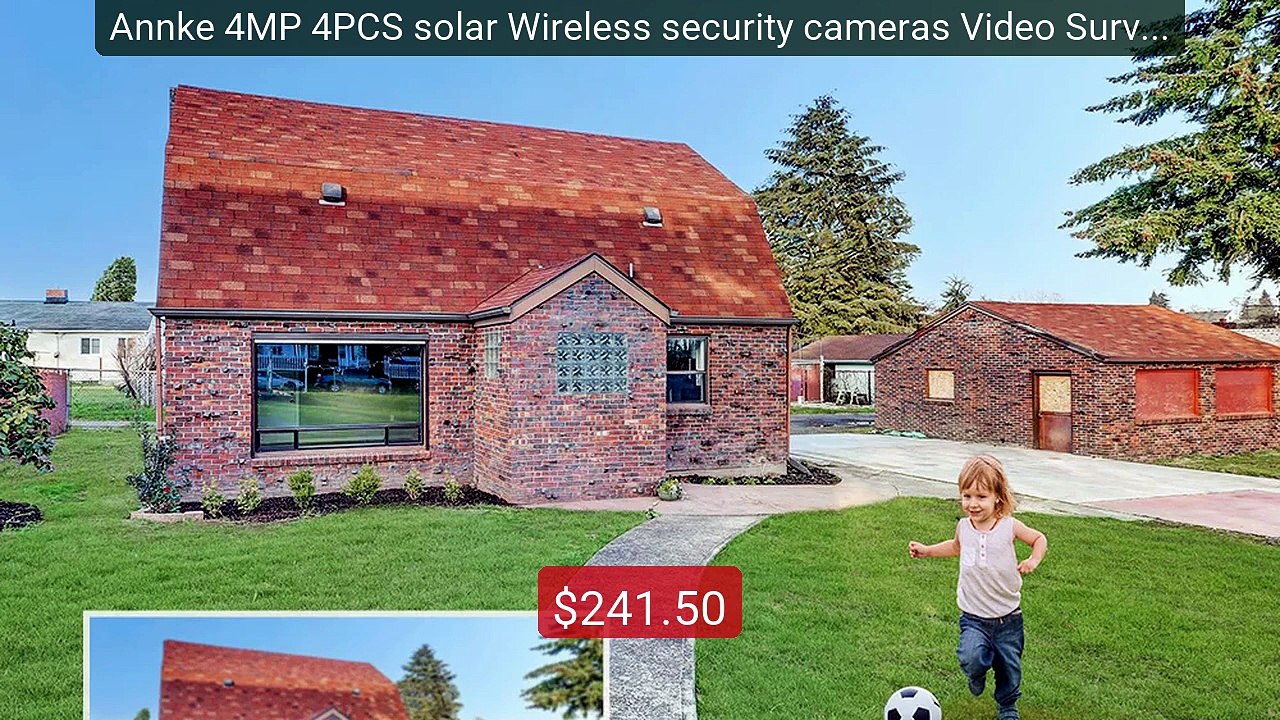 Annke 4MP 4PCS solar Wireless security cameras Video Survei... -- Top Pick 2026 | Unbeatable Price!