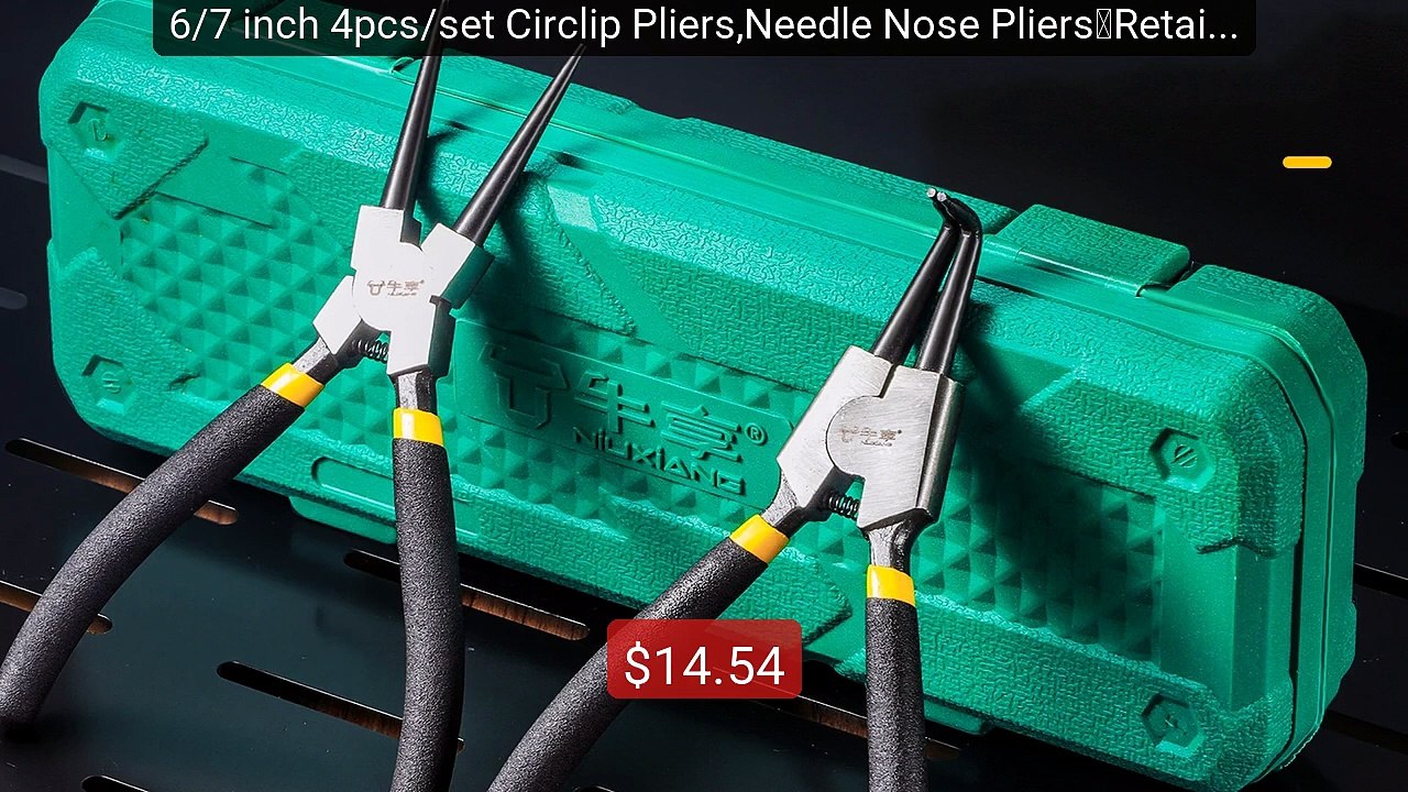 6/7 inch 4pcs/set Circlip Pliers,Needle Nose Pliers，Retaining... -- Amazing Value 2026 | Must Have!