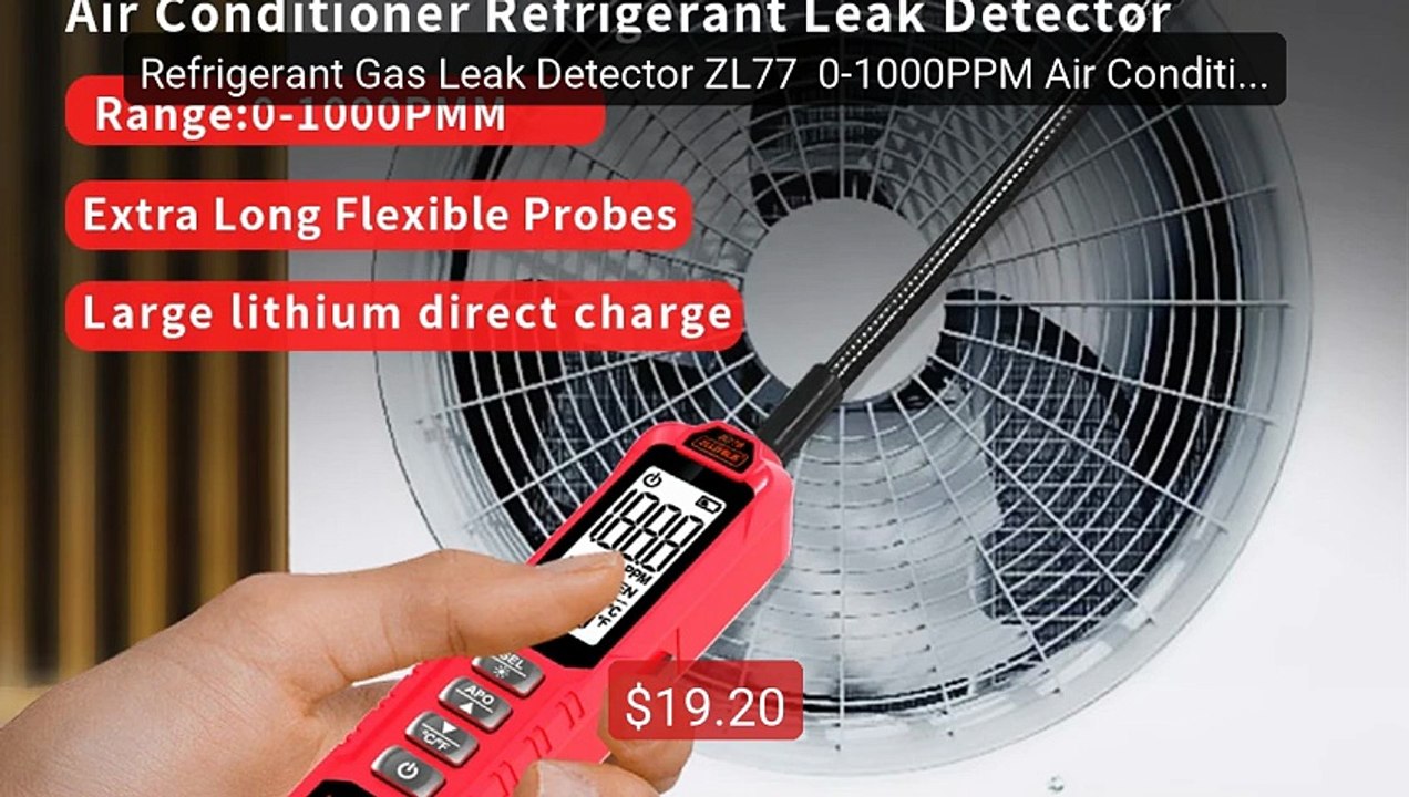 Refrigerant Gas Leak Detector ZL77  0-1000PPM Air Conditioning... -- Hot Deal 2026 | Limited Offer!