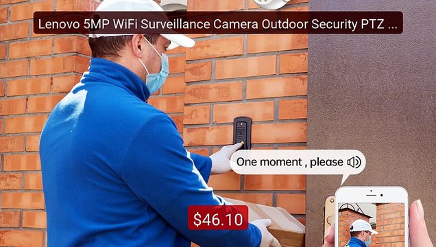 Lenovo 5MP WiFi Surveillance Camera Outdoor Security PTZ IP Ca... Hot Deal 2026 | Limited Offer!