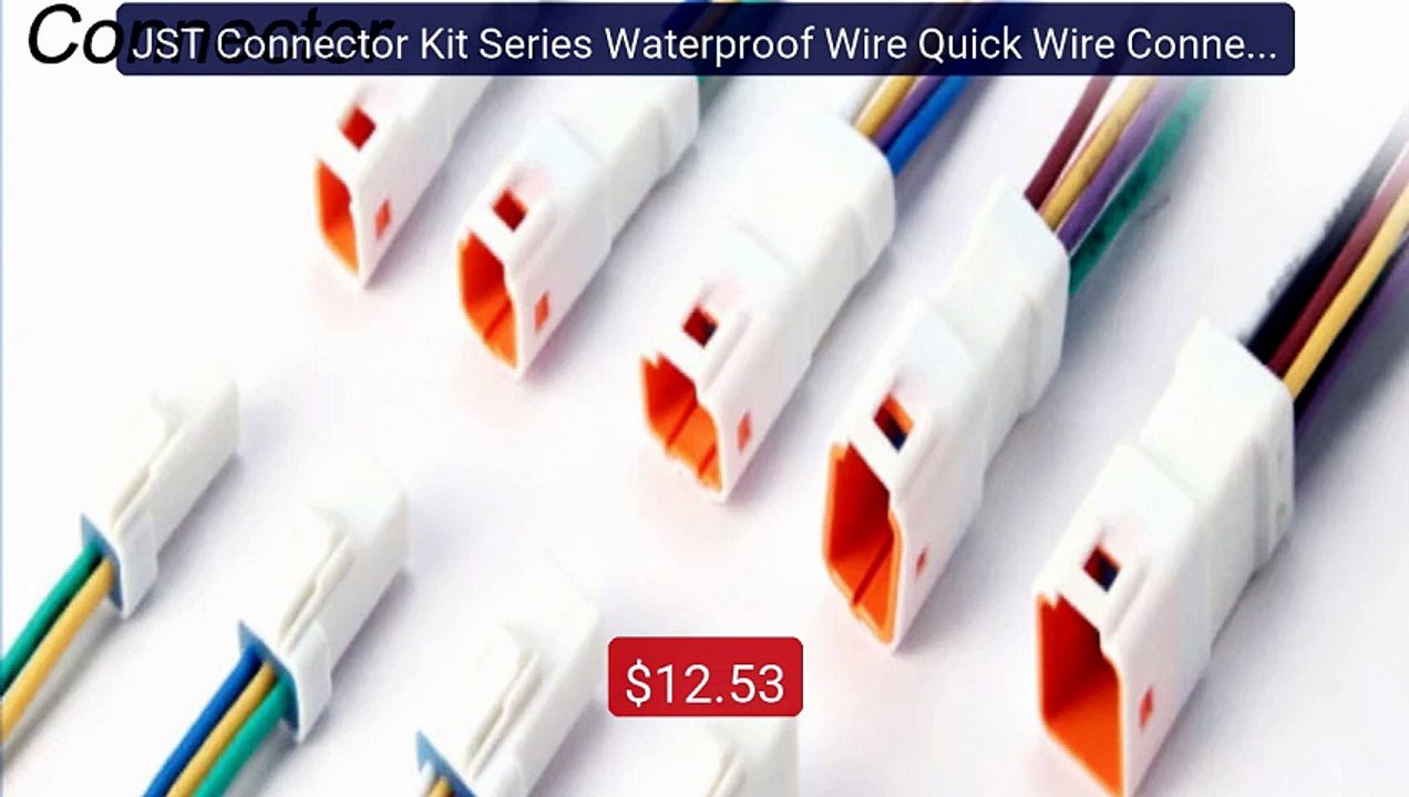 JST Connector Kit Series Waterproof Wire Quick Wire Connector Elect... -- Top Rated 2026 | Buy Now!