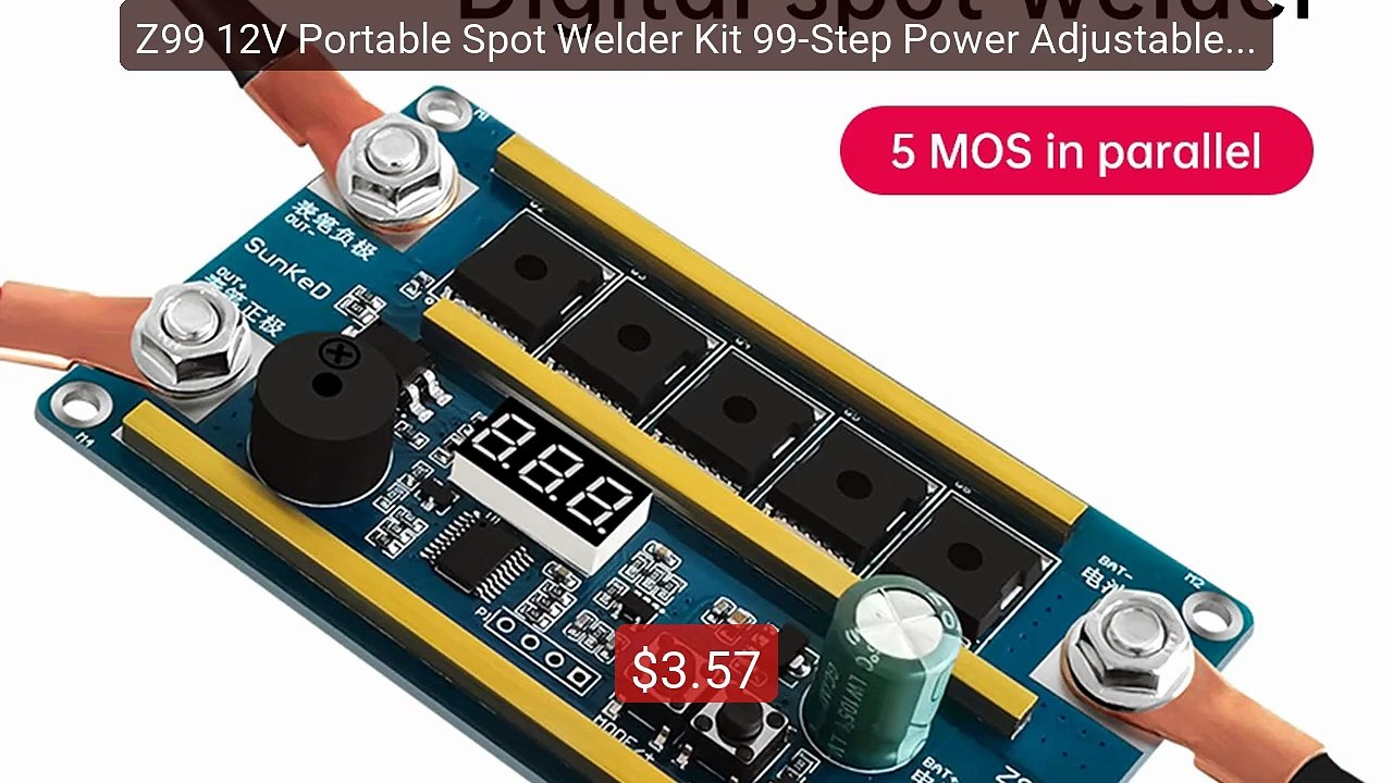 Z99 12V Portable Spot Welder Kit 99-Step Power Adjustable 1... -- Top Pick 2026 | Unbeatable Price!
