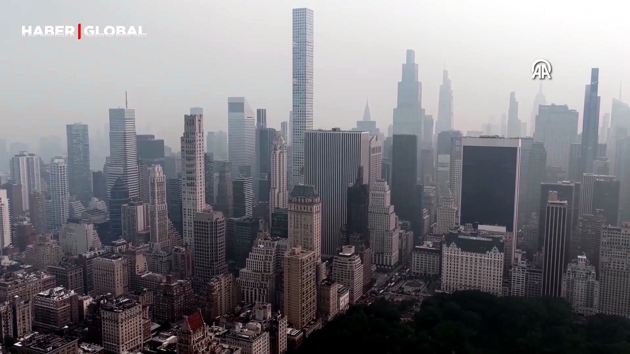 Kanada'daki orman yangınlarının dumanı New York'u kapladı