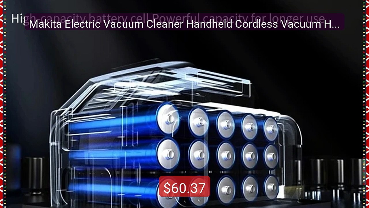 Makita Electric Vacuum Cleaner Handheld Cordless Vacuum Hom... -- Top Pick 2026 | Unbeatable Price!