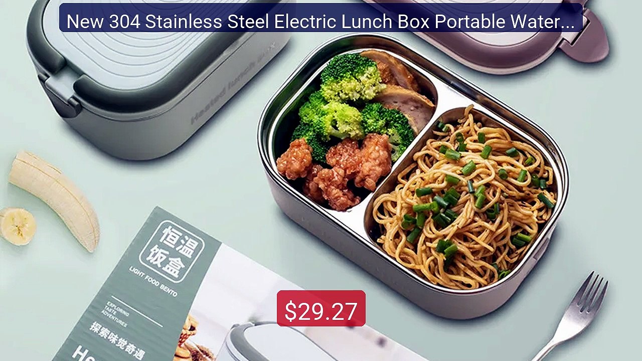 New 304 Stainless Steel Electric Lunch Box Portable Water-free... -- Hot Deal 2026 | Limited Offer!