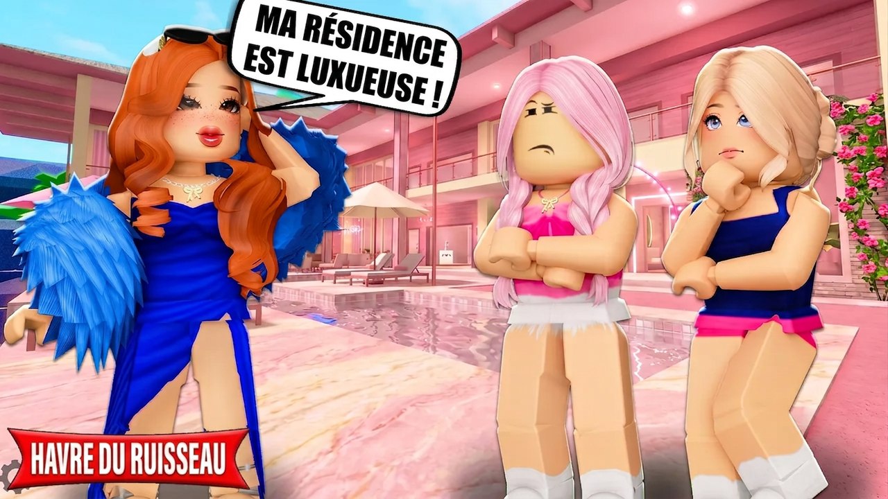 Une fille trop fière de vivre dans une résidence de luxe ! | Histoires Brookhaven RP | Roblox