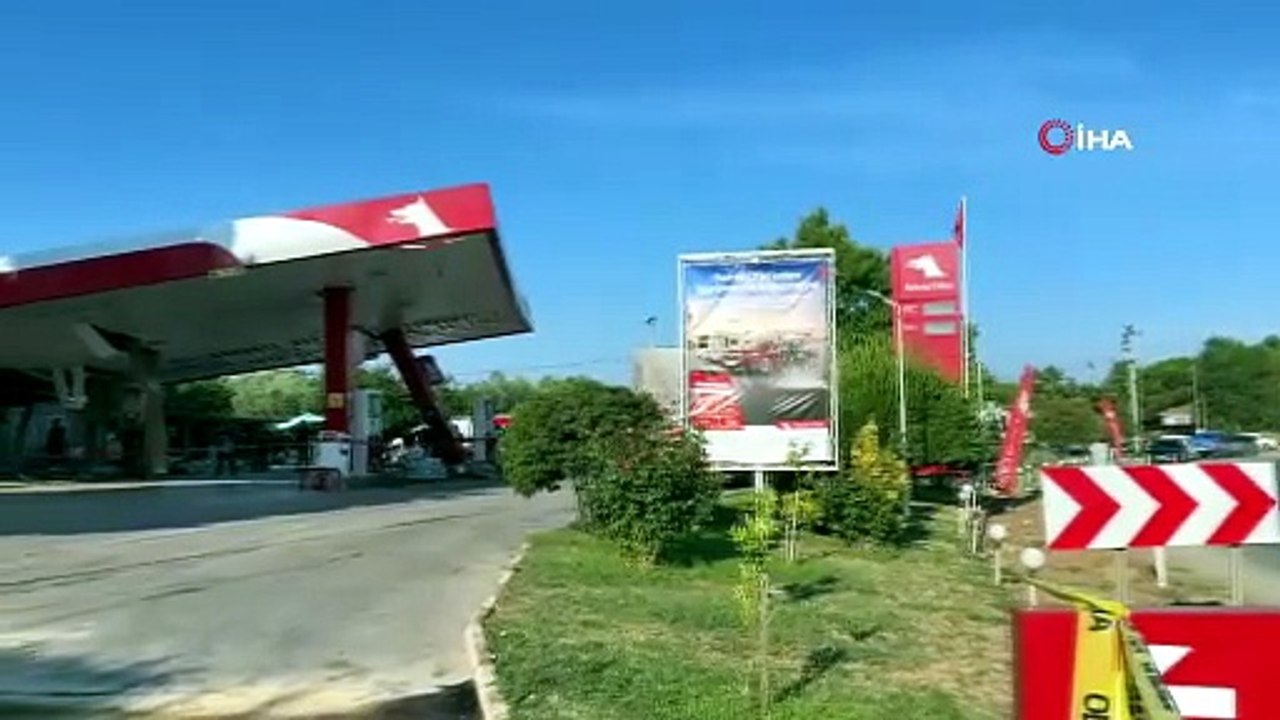 Ölüm benzin istasyonu marketinde alışveriş yaparken yakaladı