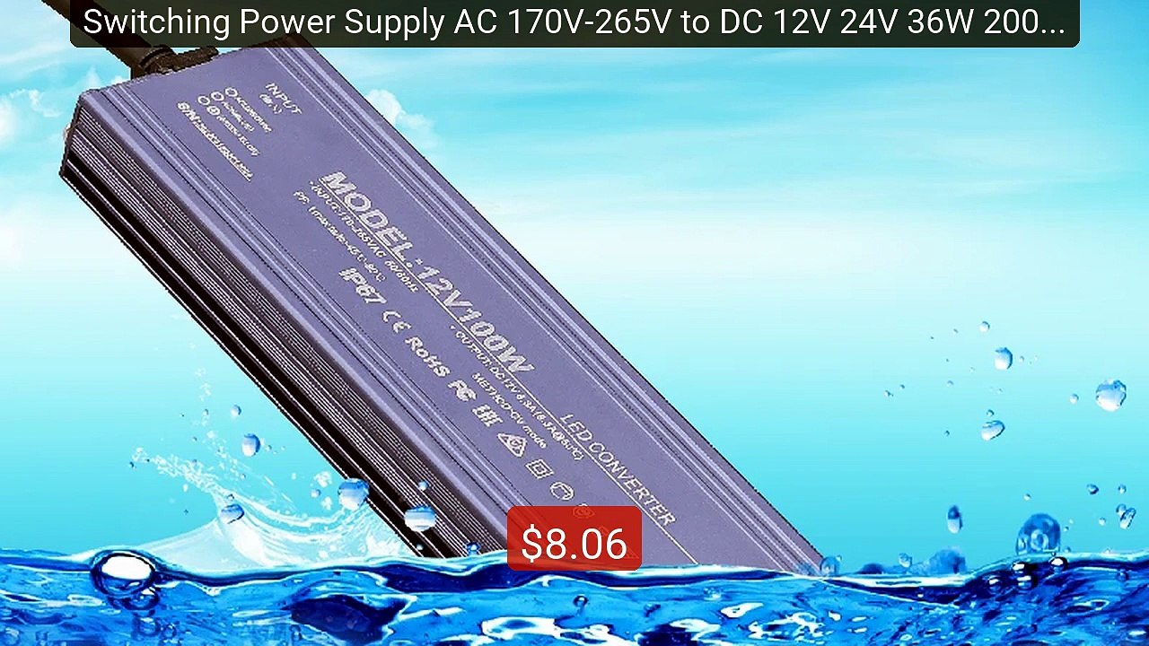 Switching Power Supply AC 170V-265V to DC 12V 24V 36W 200W 40... -- Amazing Value 2026 | Must Have!
