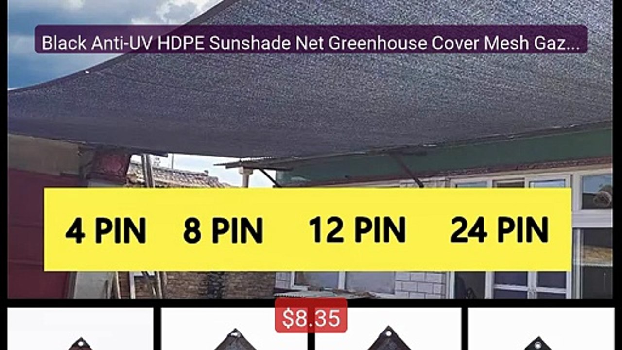 Black Anti-UV HDPE Sunshade Net Greenhouse Cover Mesh Gazebo ... -- Amazing Value 2026 | Must Have!
