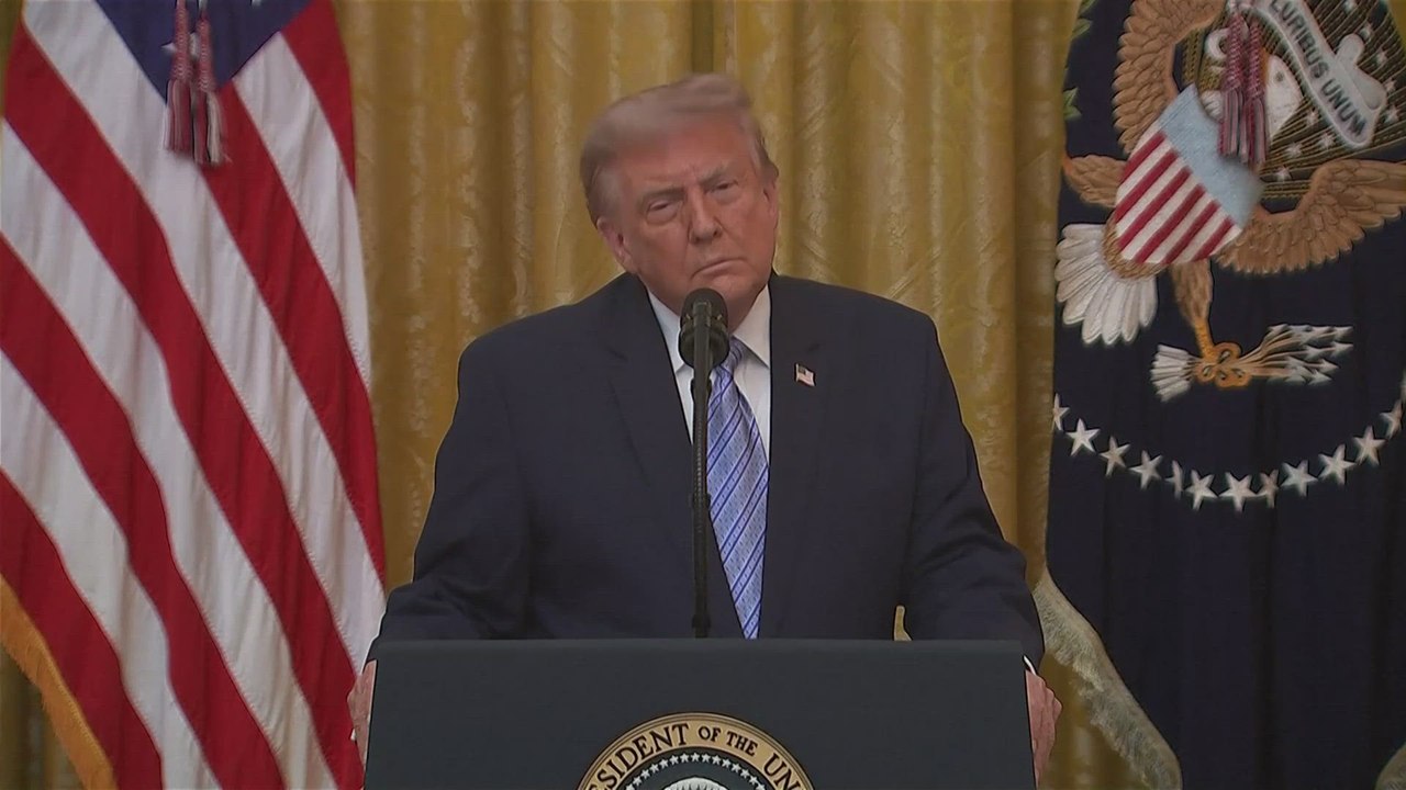 Trump's awkward moment