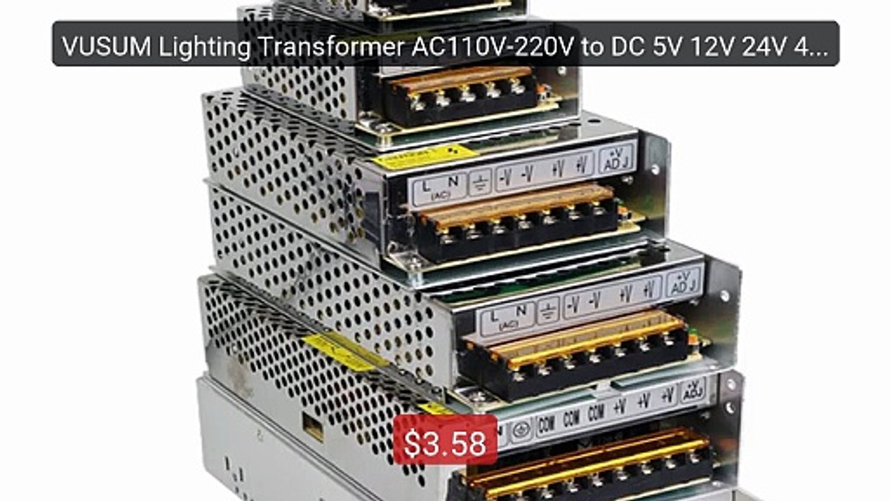 VUSUM Lighting Transformer AC110V-220V to DC 5V 12V 24V 48V Po... -- Best Buy 2026 | Great Quality!